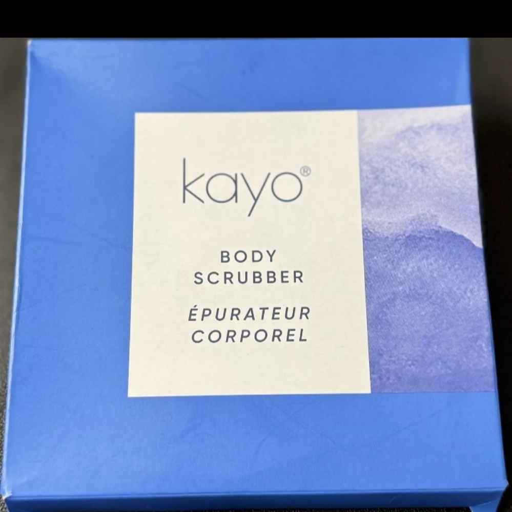 KAYO Body Scrubber Spa Shower Bath Skin Exfoliator Soft Massage New In Box!